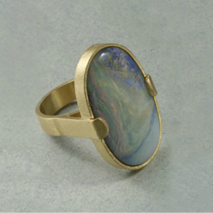 Anillo oro 750 Opalo