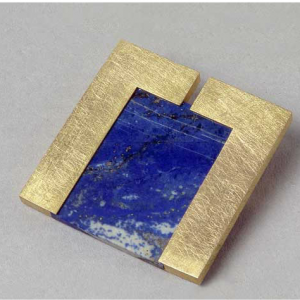 Broche oro lapislazuli